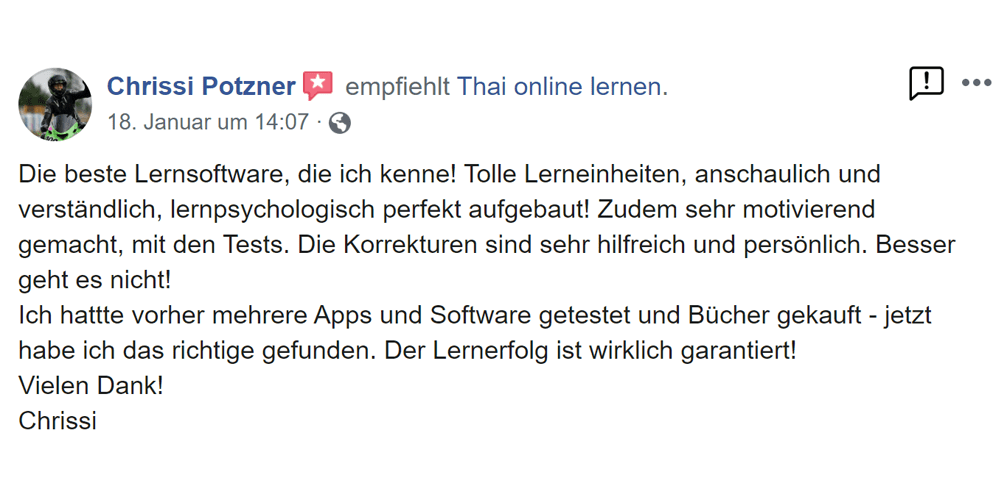 Bewertung 4 von Thailernen.net