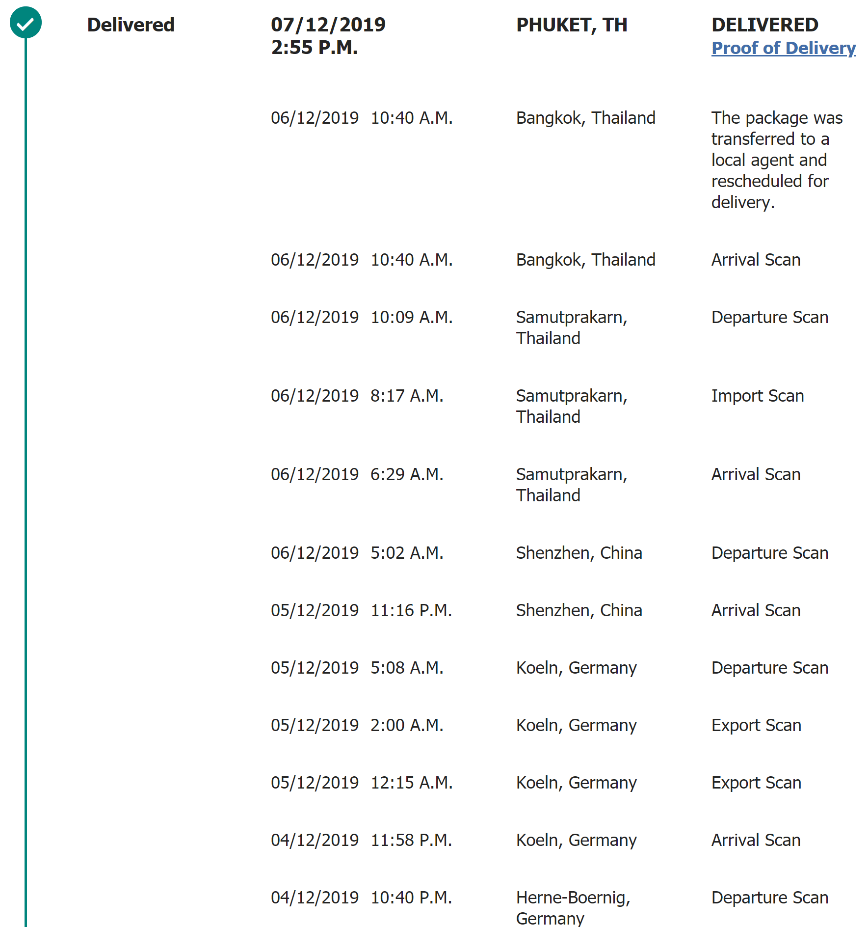 UPS Sendungsverfolgung 2