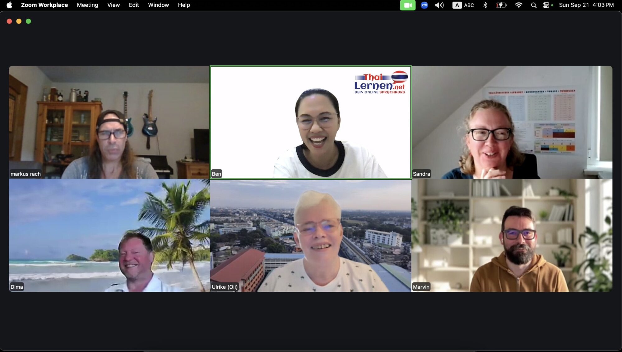 Thai Unterricht in Kleingruppen #169