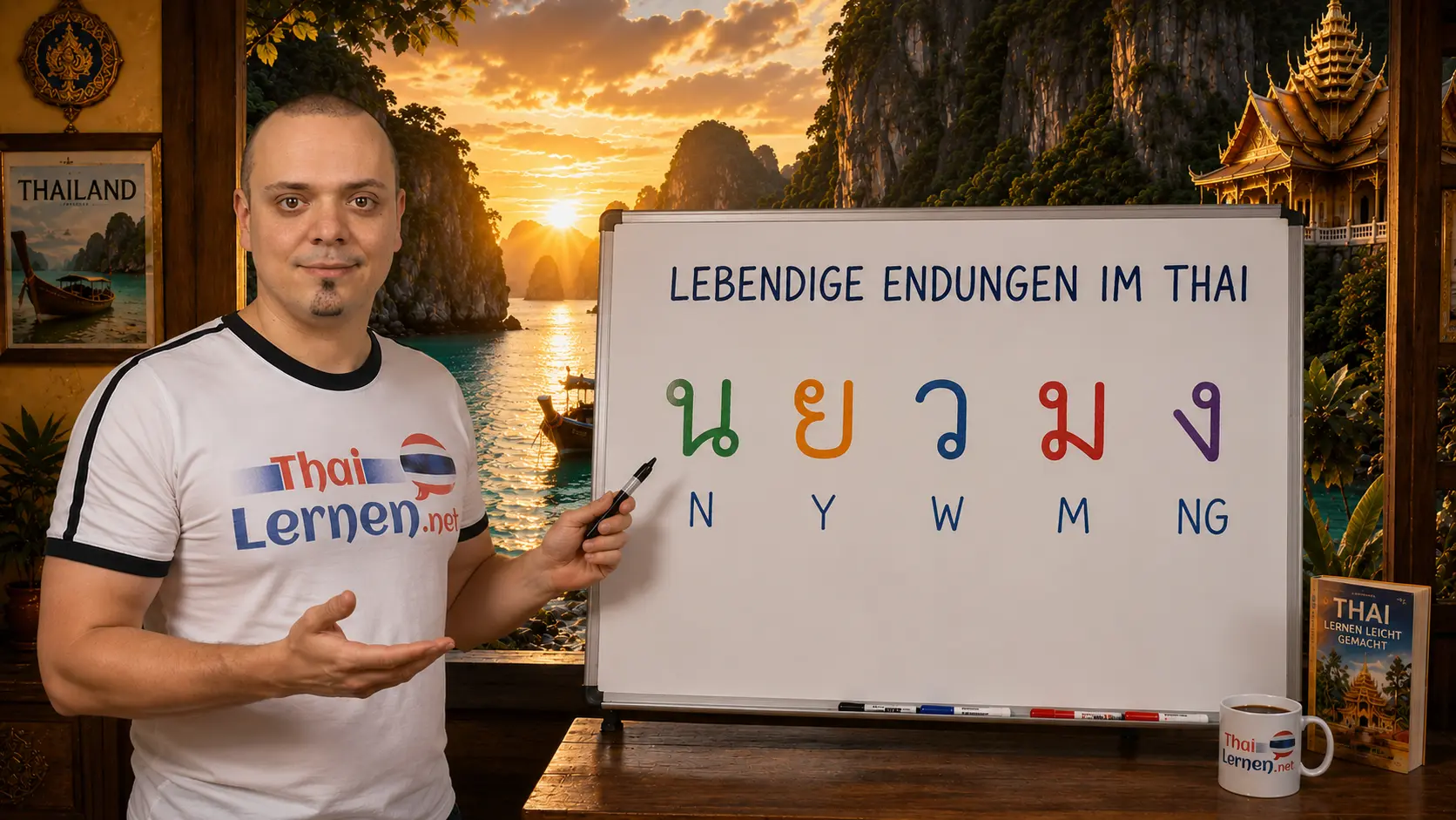 Lebendige Endungen im Thai lernen